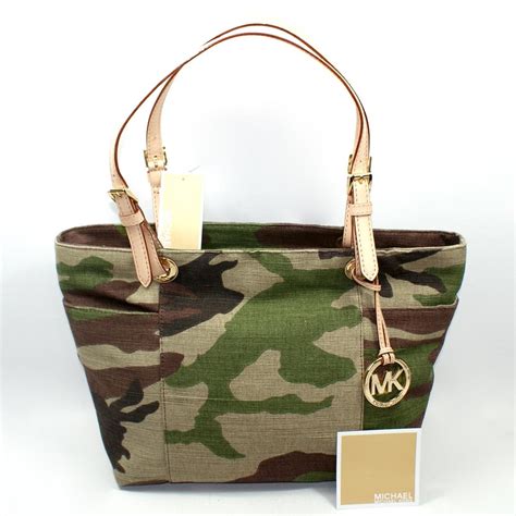 michael kors duffle bag camo|Michael Kors camo tote bag.